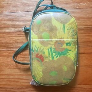 Van Gogh Yellow and Green Crossbody Bag NWOT